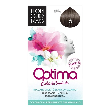 Цвет волос №6 Глубокий блонд Optima